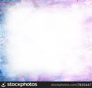 Beautiful watercolor background in soft white, purple and blue Great for textures and backgrounds for your projects