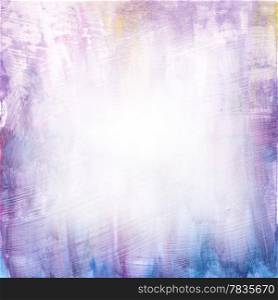 Beautiful watercolor background in soft white, purple and blue Great for textures and backgrounds for your projects