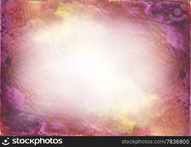 Beautiful watercolor background in vibrant orange and purple Great for textures and backgrounds for your projects