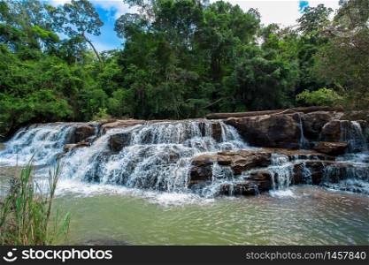 Beautiful waterfall in deep forest,Thee Lor Su Waterfall is in the care area of Umphang Wildlife Sanctuary,Tak Thailand.
