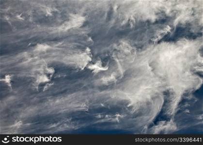 Beautiful whispy clouds for a background or wallpaper.
