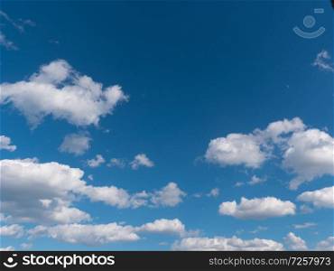 Beautiful white clouds in the blue sky.. Beautiful white clouds in the blue sky