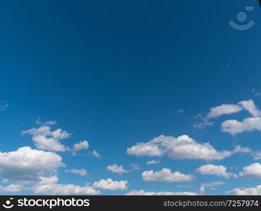 Beautiful white clouds in the blue sky.. Beautiful white clouds in the blue sky