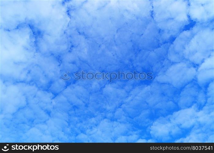 Beautiful white clouds on blue sky background. White clouds on blue sky background