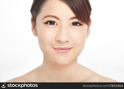 Beautiful woman face