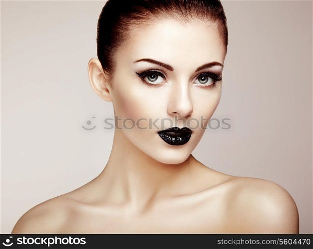 Beautiful woman with perfect makeup. Beauty portrait. Fashion photo