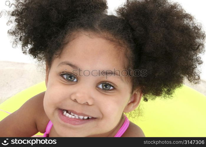 Beautiful Young Girl Close-Up. Beautiful eyes.