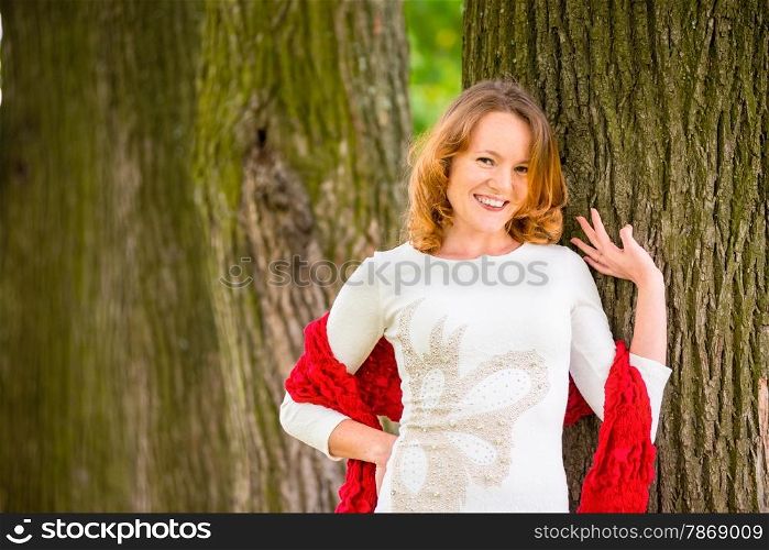 beautiful young girl smiling for the photographer