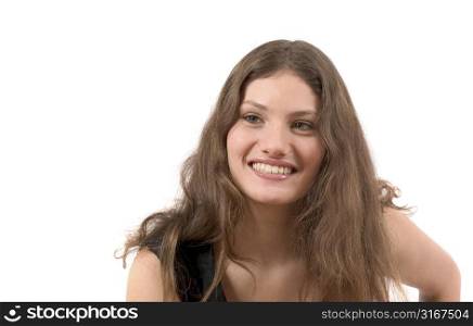 Beautiful young girl with a beautiful smile