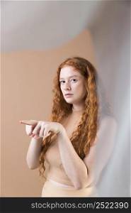 beautiful young woman teaching sign language 4