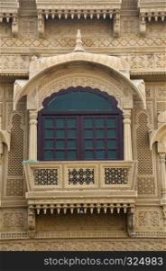 Beautifully carved windows situated in the fort complex, Jaisalmer, Rajasthan, India. Beautifully carved windows situated in the fort complex, Jaisalmer, Rajasthan, India.