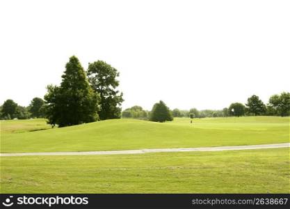 Beautigul Golf green grass sport field in Houston Texas
