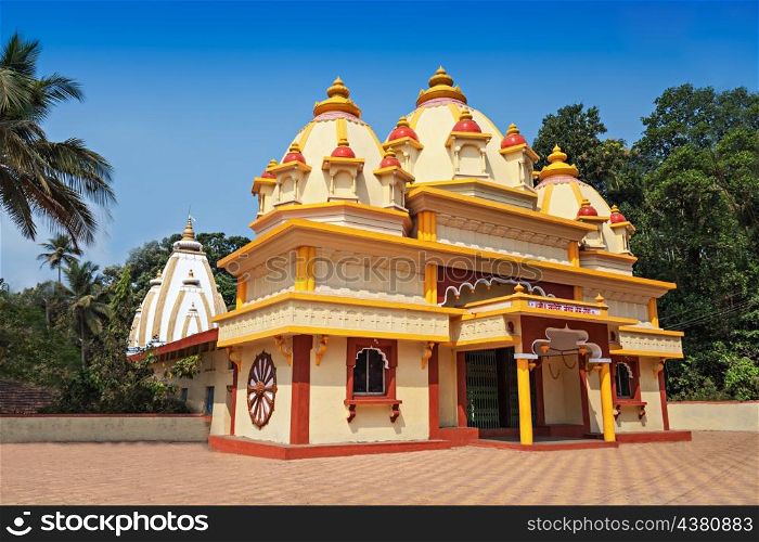 Beauty hindu temple in Ponda, Goa, India