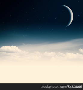 Beauty nigh. Abstract environmental backgrounds with copy space