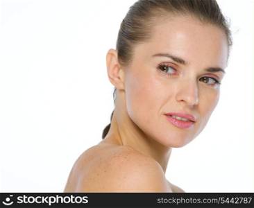 Beauty portrait of young woman