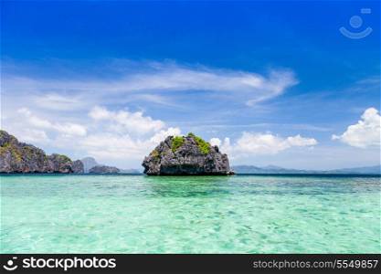 Beauty tropical island in the sea, Philippines