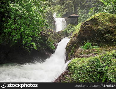 Beauty waterfall on Bali island