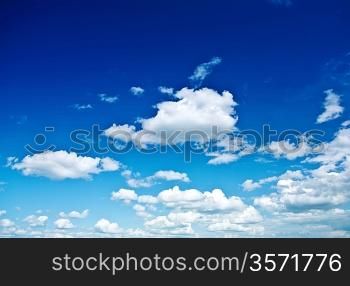 beautyful blue cloudy sky