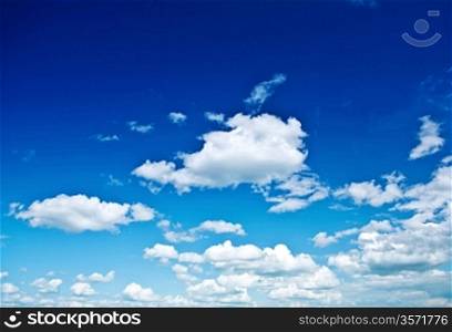 beautyful blue cloudy sky