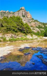 Beceite river Ulldemo in Teruel Spain at Matarrana area