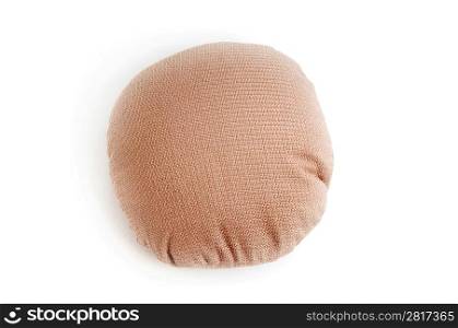 Bed pillow isolated on the white background