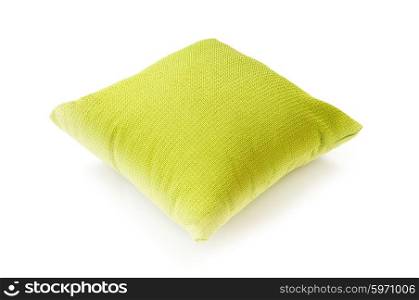 Bed pillow isolated on the white background