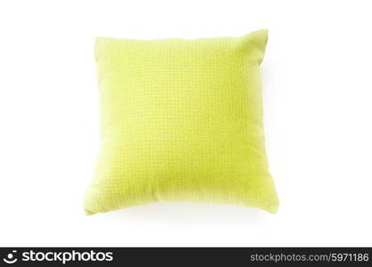 Bed pillow isolated on the white background