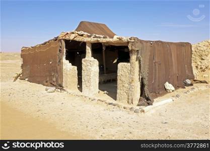 Bedoin tent in Erg Chebbi desert in Morocco