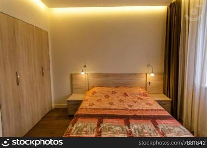 Bedroom in fresh renovated apartment in Sofia, Bulgaria