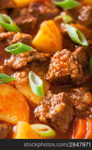 beef stew with potato and carrot