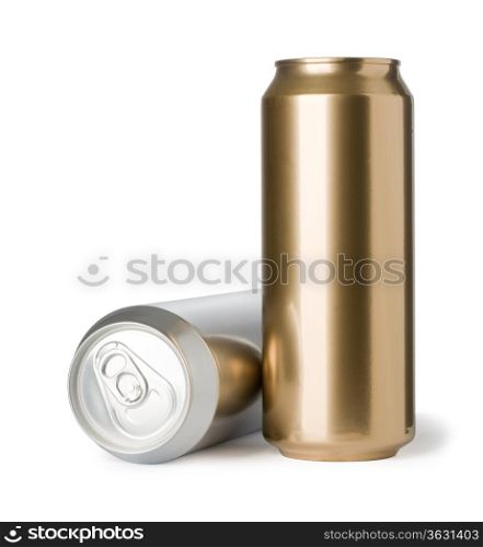 beer can isolated on white background.With clipping path