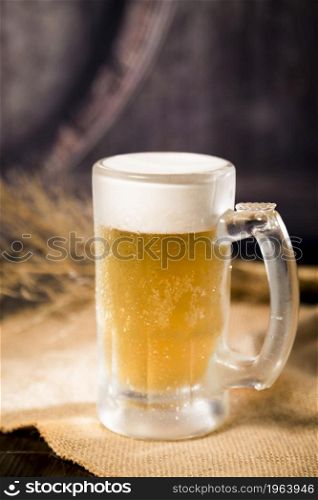 beer jar. High resolution photo. beer jar. High quality photo