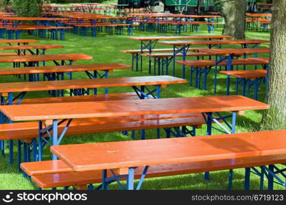 Beer tables and benches