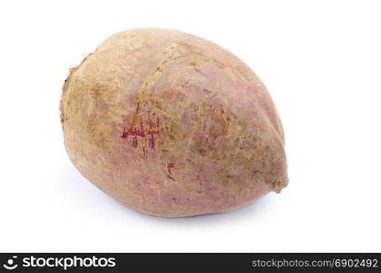beet root isolated on white