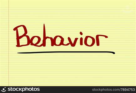 Behavior Concept
