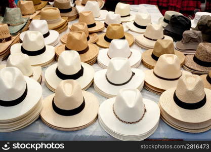 beige and white straw hats in a row male fashion accesories