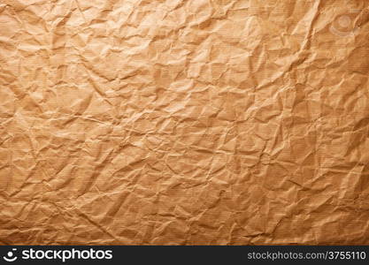 Beige crumpled paper for background, vintage style