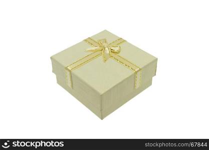 Beige or cream gift box for Christmas, Thanksgiving, Birthday, Holiday, New year and other important festival.