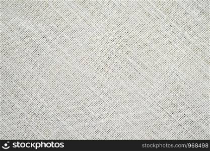 Beige sack cloth texture background, detail close up