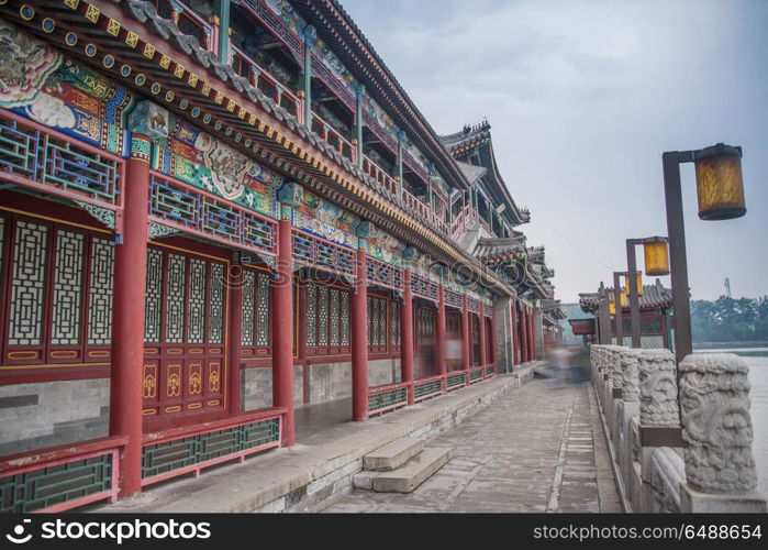 Beihai Park is an imperial garden to the north-west of the Forbidden City in Beijing.. Beihai Park is an imperial garden