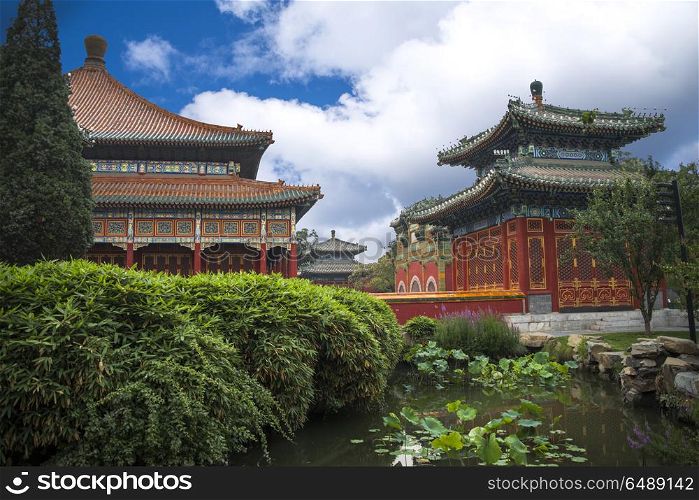 Beihai Park is an imperial garden to the north-west of the Forbidden City in Beijing.. Beihai Park is an imperial garden