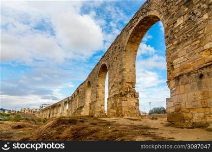 Bekir Pasha Turkish Aqueduct , Larnaca, Cyprus