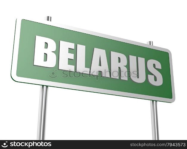 Belarus concept image with hi-res rendered artwork that could be used for any graphic design.. Belarus