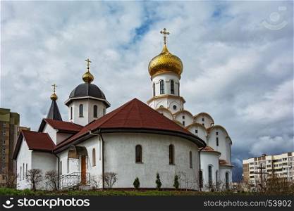 Belarus, Minsk - 08.04.2017: The Church of St. Michael the Archangel