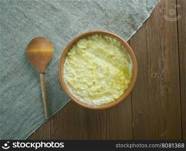 Belarusian Millet porridge with pumpkin