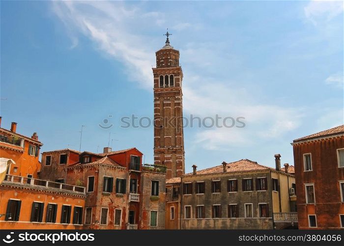 Belfry Church Santa Maria Gloriosa dei Frari, Venice, Italy