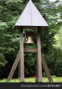 Belfry Wendisch Rietz. Belfry at the cemetery in Wendisch Rietz, Germany