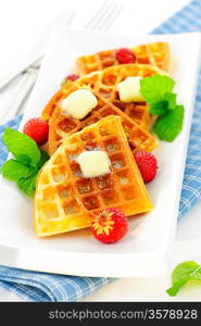 Belgian waffles