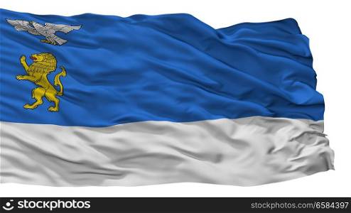 Belgorod City Flag, Country Russia, Isolated On White Background. Belgorod City Flag, Russia, Isolated On White Background