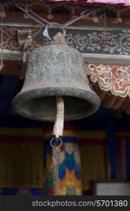 Bell hanging at Wangdue Dzong, Wangdue Phodrang, Bhutan